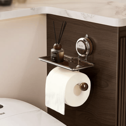 Toiletrolhouder met Opberplank – Stijlvol Design – Voor Badkamer