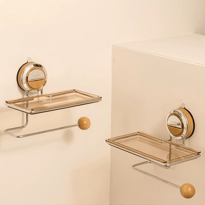 Toiletrolhouder met Opberplank – Stijlvol Design – Voor Badkamer