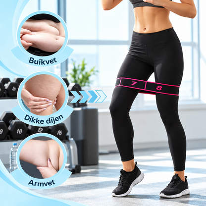 Fittershape Fitness Resistance Band – voor stretching & yoga