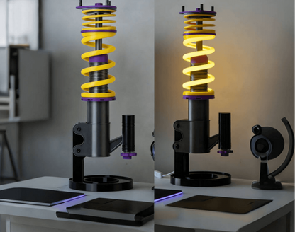 De Coilover Bureaulamp - Breng Het Circuit Naar je Bureau