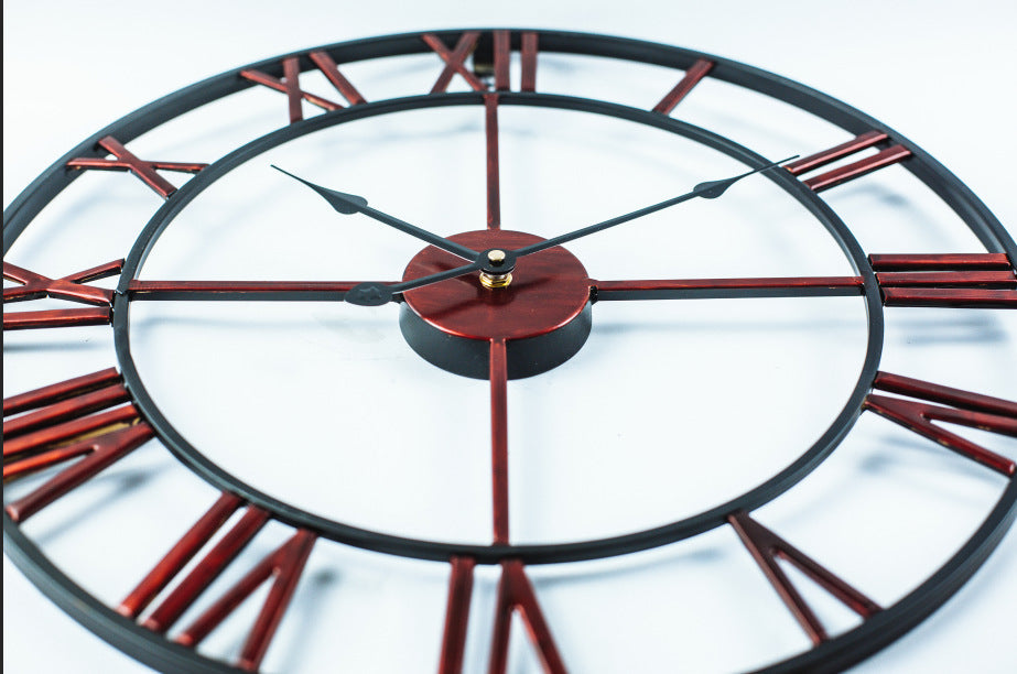 Wandklok – Romeinse Cijfers – Grote Formaat – Voor Interieurdecoratie