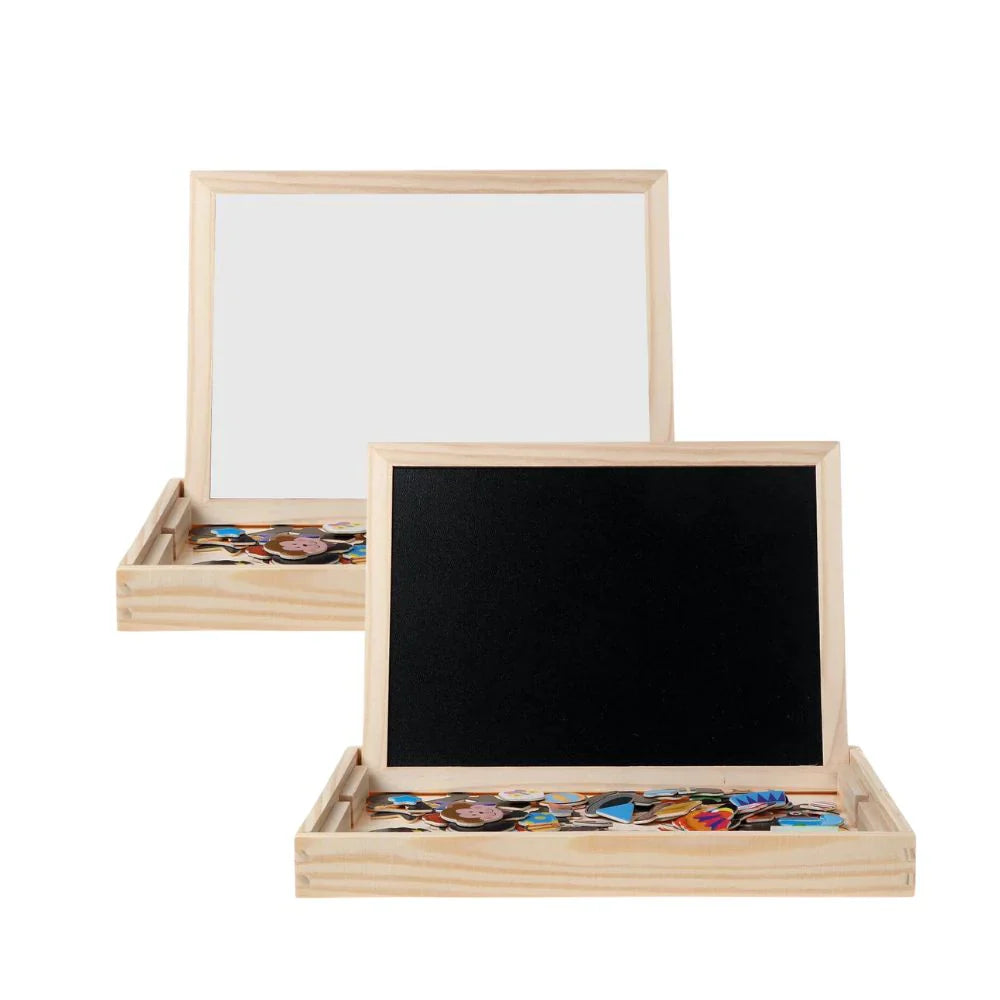 Tekenbord en Magnetische Puzzel – 2-in-1 Educatief Speelgoed – Voor Kinderen
