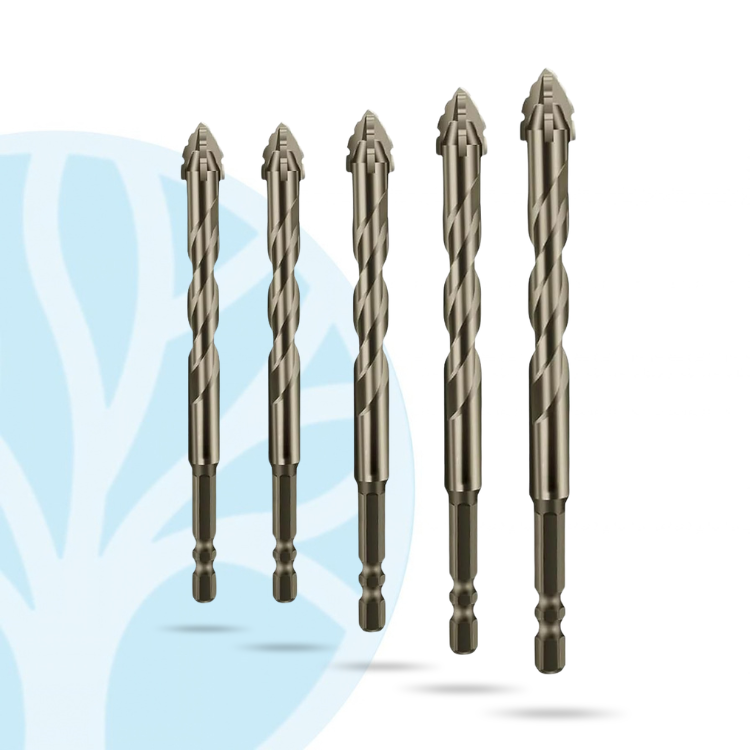 Fittershape Four-Blade Serrated Drill Bit – 4 maten set