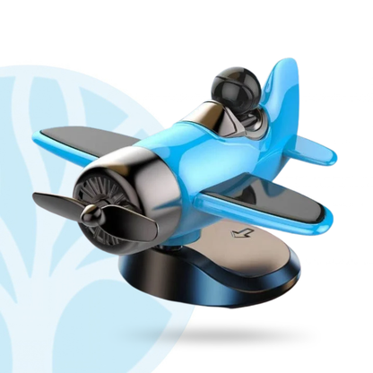 Fittershape Solar Vliegtuig Ornament – met draaiende propeller