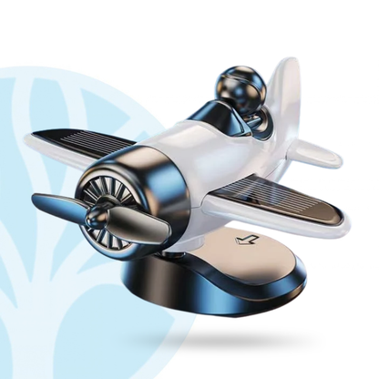 Fittershape Solar Vliegtuig Ornament – met draaiende propeller