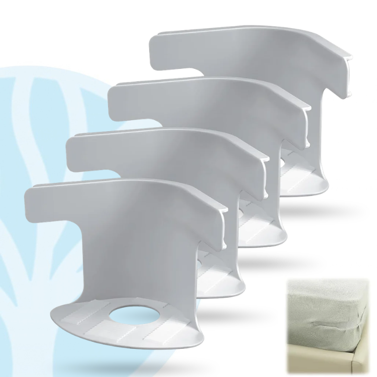 Fittershape No-Slip Bed Corner Clips – houdt uw hoeslakens op hun plek
