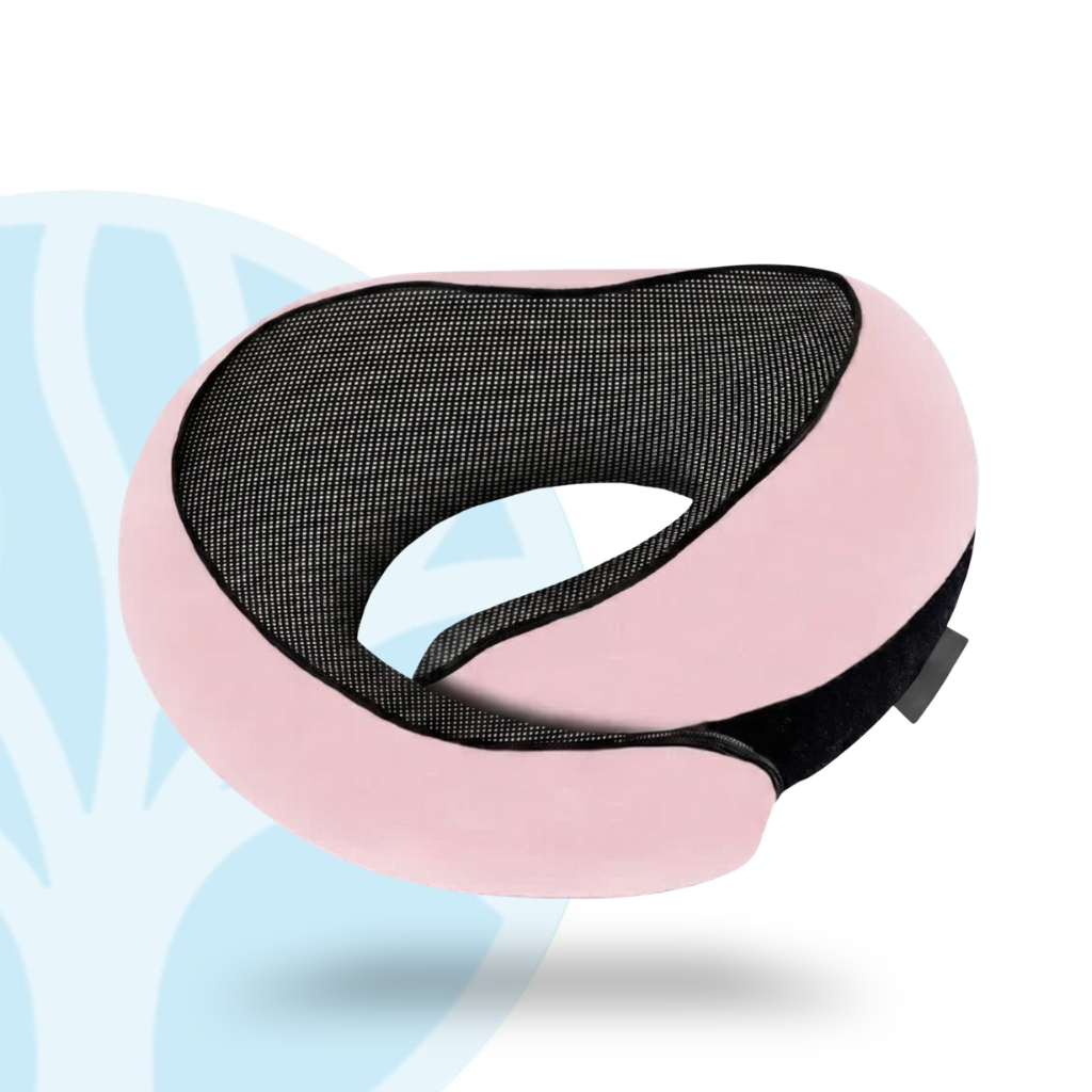 Fittershape Reiskussen – memory foam met kap