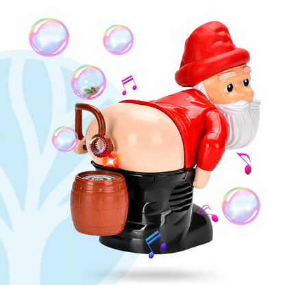 Fittershape Kerstman op Fiets Figuur – met cadeautjes