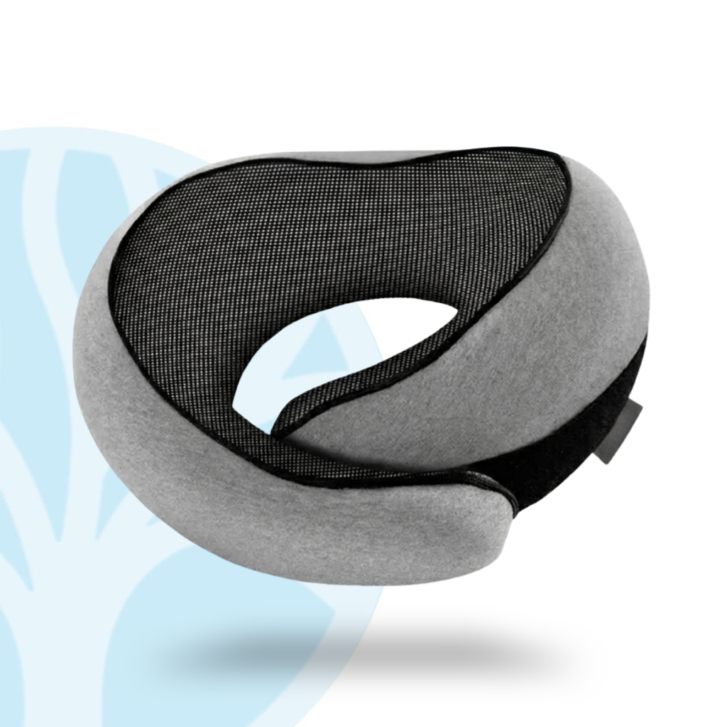 Fittershape Reiskussen – memory foam met kap
