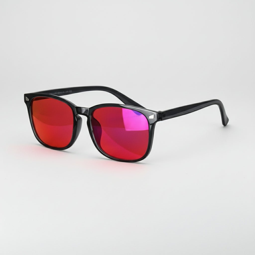 Sunglasses – Vierkante Montuur – UV-Bescherming voor Werk, Slaap en Gaming
