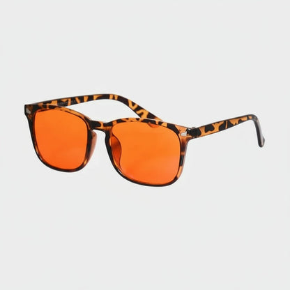 Sunglasses – Vierkante Montuur – UV-Bescherming voor Werk, Slaap en Gaming