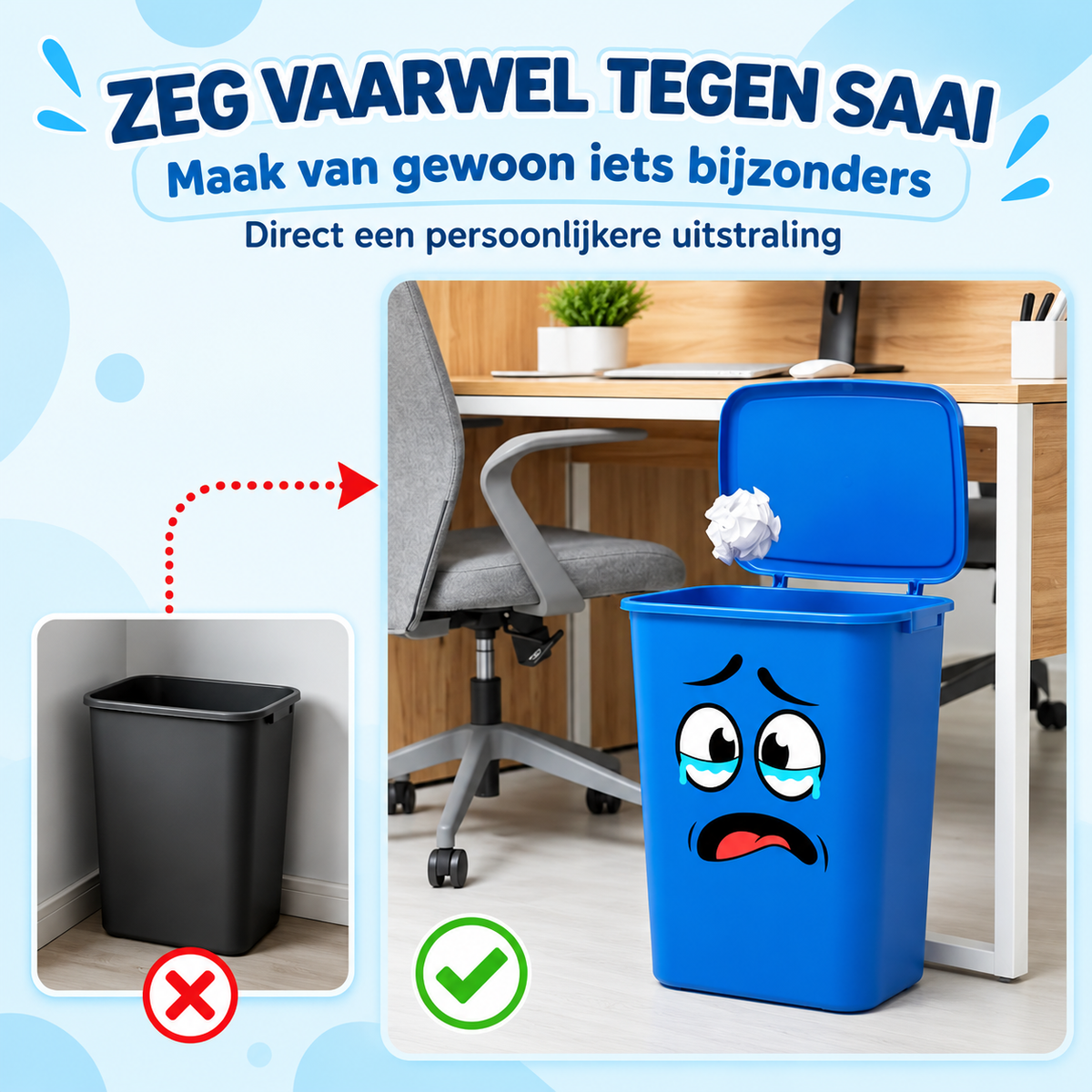 Fittershape Cartoon Face Stickers – zelfklevend & verwijderbaar