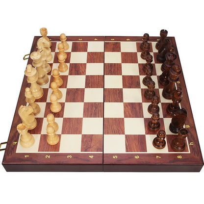 Houten Schaakspel – Klassiek en Duurzaam – Voor Kinderen en Volwassenen
