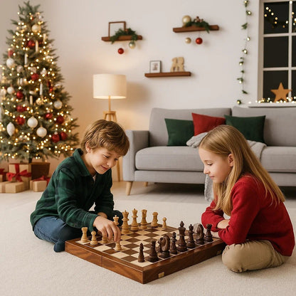 Houten Schaakspel – Klassiek en Duurzaam – Voor Kinderen en Volwassenen