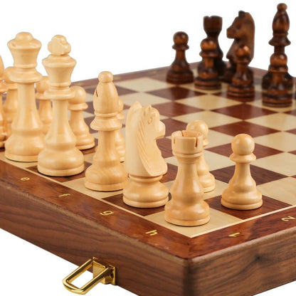 Houten Schaakspel – Klassiek en Duurzaam – Voor Kinderen en Volwassenen