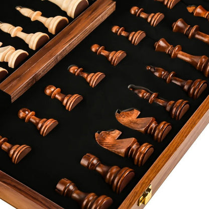 Houten Schaakspel – Klassiek en Duurzaam – Voor Kinderen en Volwassenen