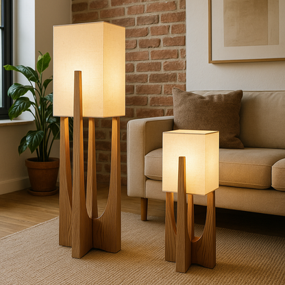 Houten Japandilamp – Modern Design – Minimalistische Verlichting