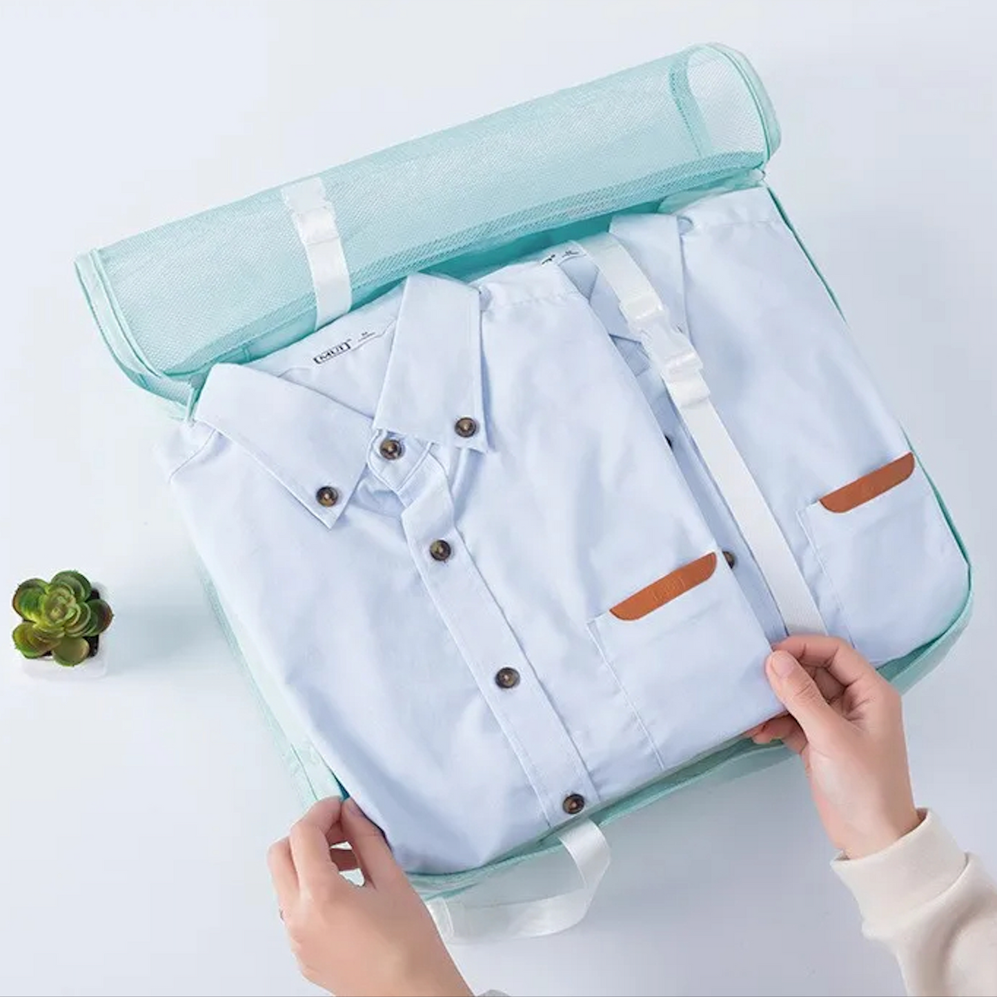 Reisorganizers – set van 7 en 10 – waterdichte opbergtassen – voor kleding en accessoires