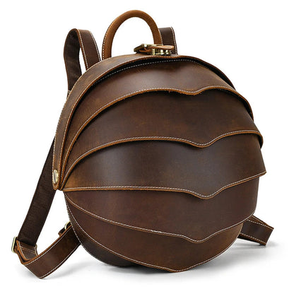 Beetle rugzak – leren tas – unieke vorm – voor dagelijks gebruik