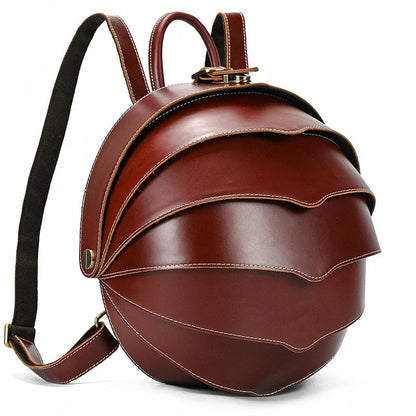 Beetle rugzak – leren tas – unieke vorm – voor dagelijks gebruik