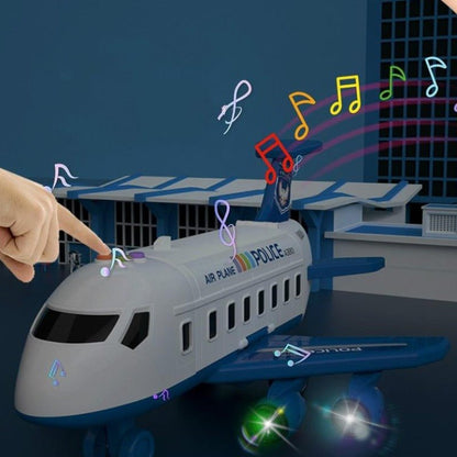 Speelgoed Vliegtuig – Politie Garage – Verlichting en geluid – Voor kinderen