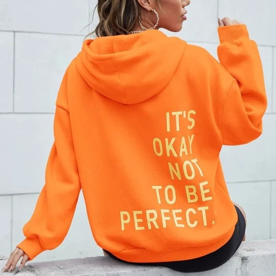 Hoodie Dames – Motivatie Print – Zachte stof – Voor casual outfits