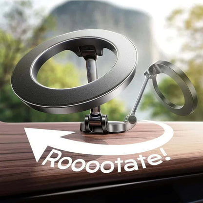 Magnetische telefoonhouder – verstelbare ring – voor auto en bureaustoelen