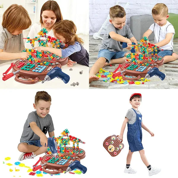 Bouwspeelgoed Set – Gereedschap met Draad – Creatief Spel – Voor Kinderen