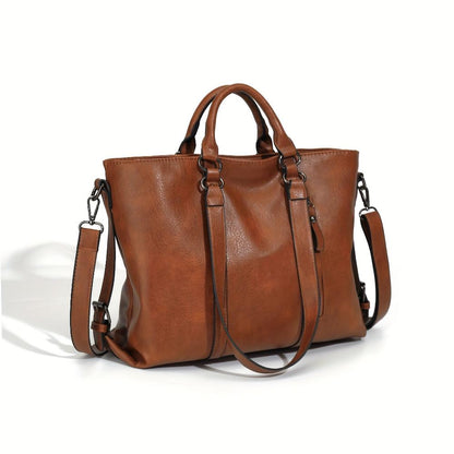 Vintage Schoudertas – Ruim Ontwerp – Stevige Handvaten – Voor Dames