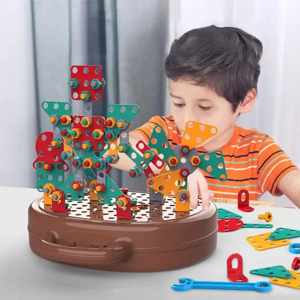 Bouwspeelgoed Set – Gereedschap met Draad – Creatief Spel – Voor Kinderen