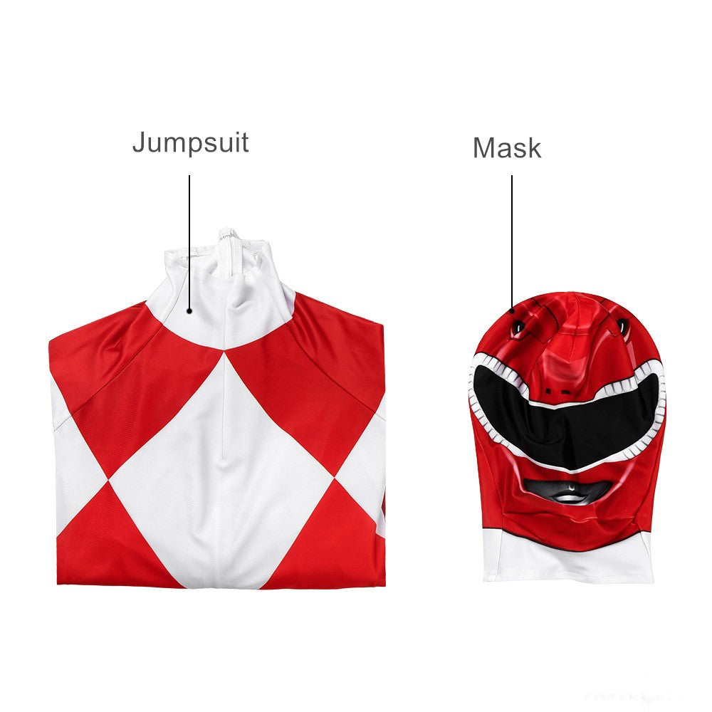 Power Rangers Kostuums – Polyester – Voor Halloween & Feesten