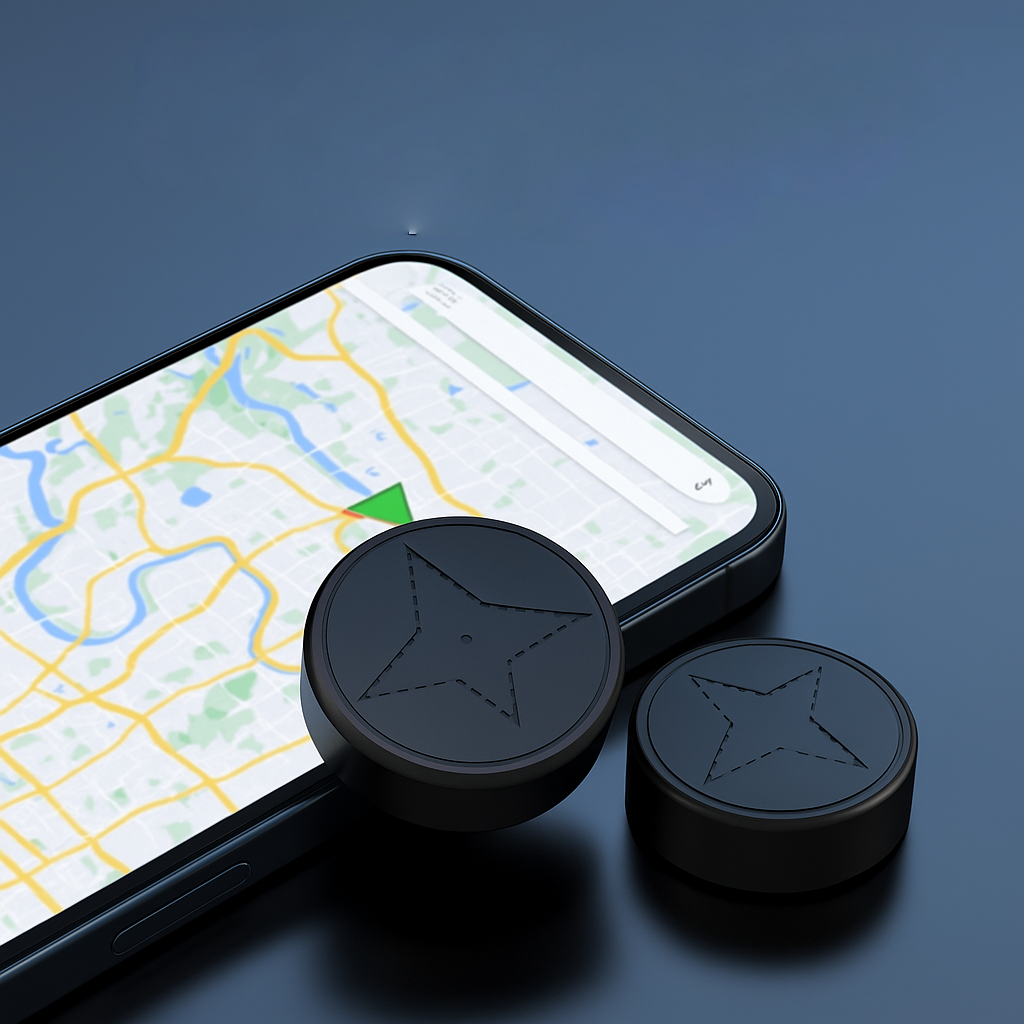 GPS tracker voor voertuigen – Echt-time tracking – oplaadbaar