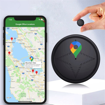 GPS tracker voor voertuigen – Echt-time tracking – oplaadbaar