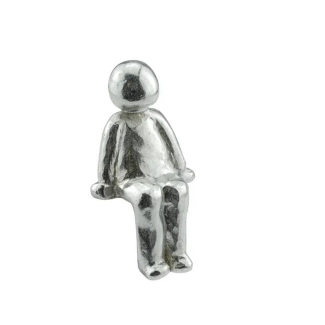 Familiebeeld – Herinneringskunstwerk – Metaal en hout – Voor interieurdecoratie