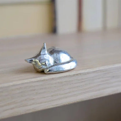 Familiebeeld – Herinneringskunstwerk – Metaal en hout – Voor interieurdecoratie