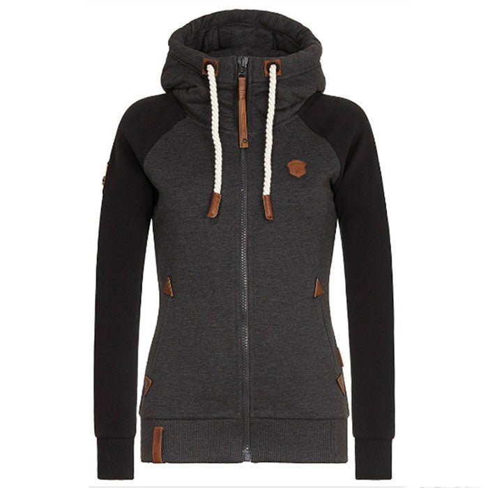 Hoodie Dames – Gebreide Kraag – Zachte stof – Voor casual outfits