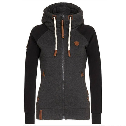 Hoodie Dames – Gebreide Kraag – Zachte stof – Voor casual outfits