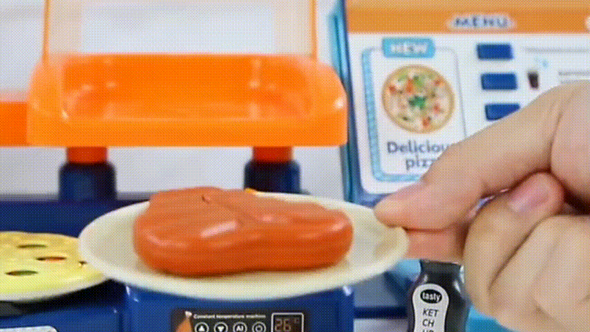 Mini Pizza Shop Speelgoedset – Voor Kinderen – Met Keukenaccessoires