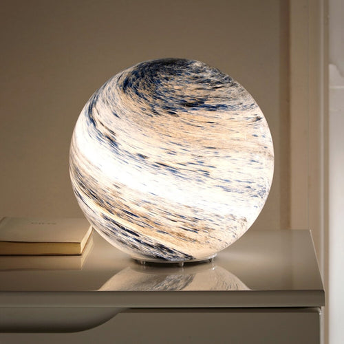 Sfeerlamp – Glazen bol – Warm licht – Voor interieurdecoratie