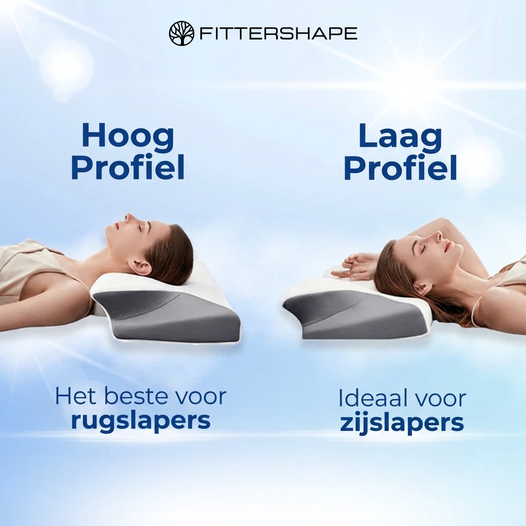 Fittershape Nekkussen – voor zij- & rugslapers