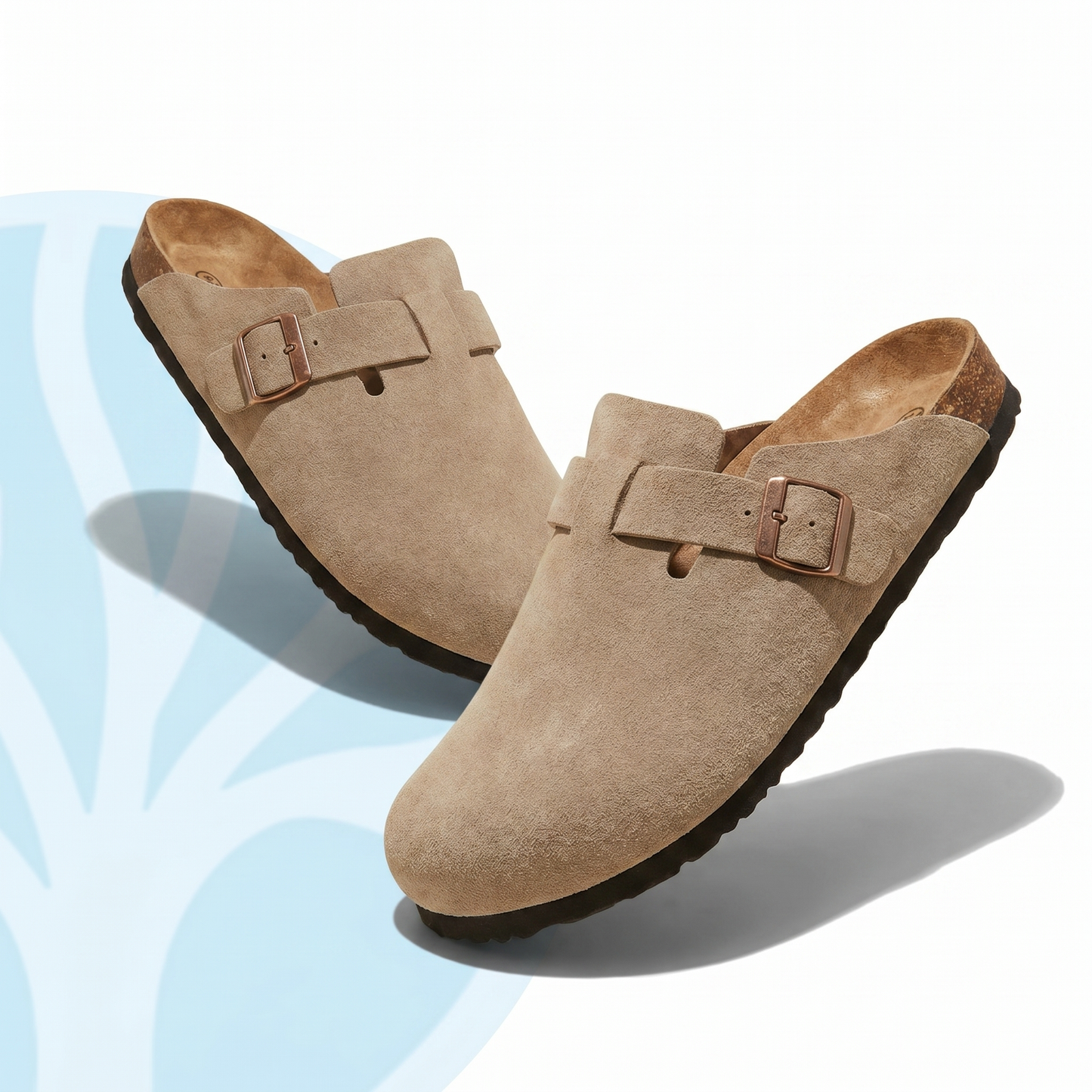 Fittershape Comfort Clogs – suède met voetboogsteun
