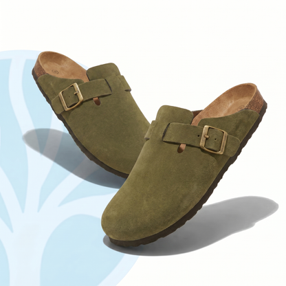 Fittershape Comfort Clogs – suède met voetboogsteun