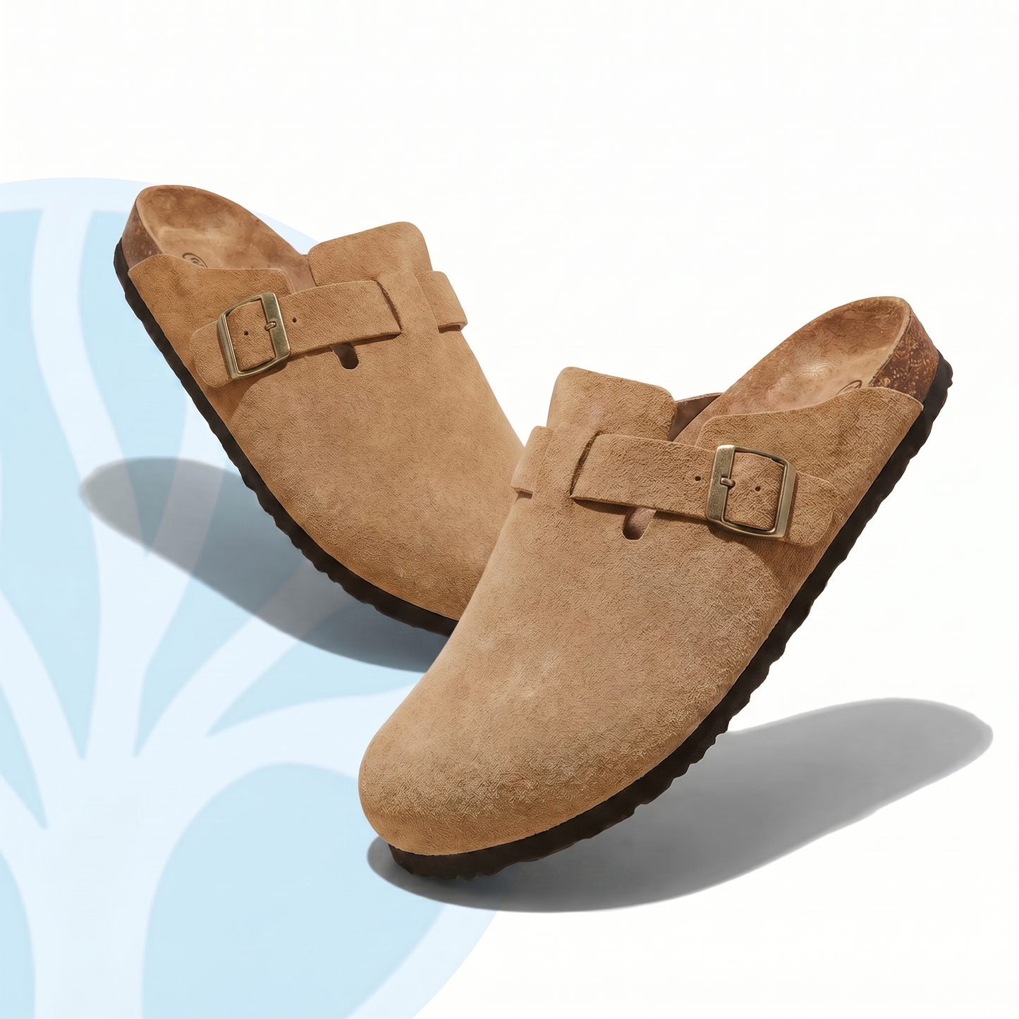 Fittershape Comfort Clogs – suède met voetboogsteun