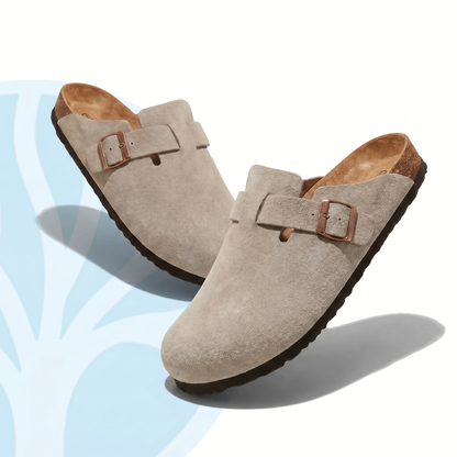 Fittershape Comfort Clogs – suède met voetboogsteun