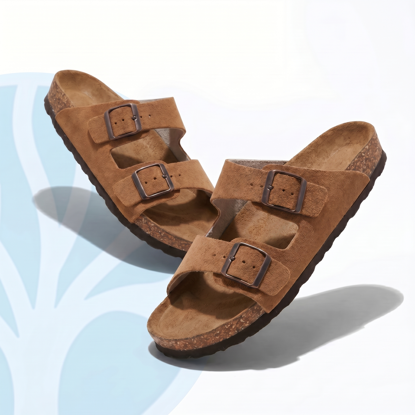 Fittershape Suède Sandalen – met voetboogsteun