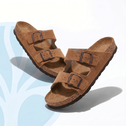 Fittershape Suède Sandalen – met voetboogsteun