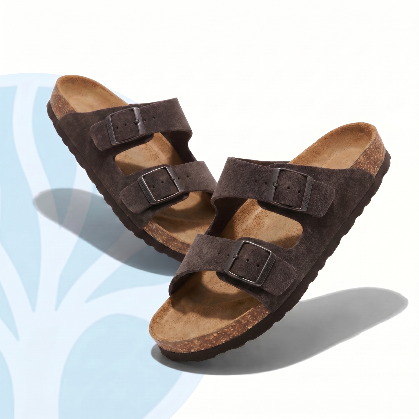 Fittershape Suède Sandalen – met voetboogsteun