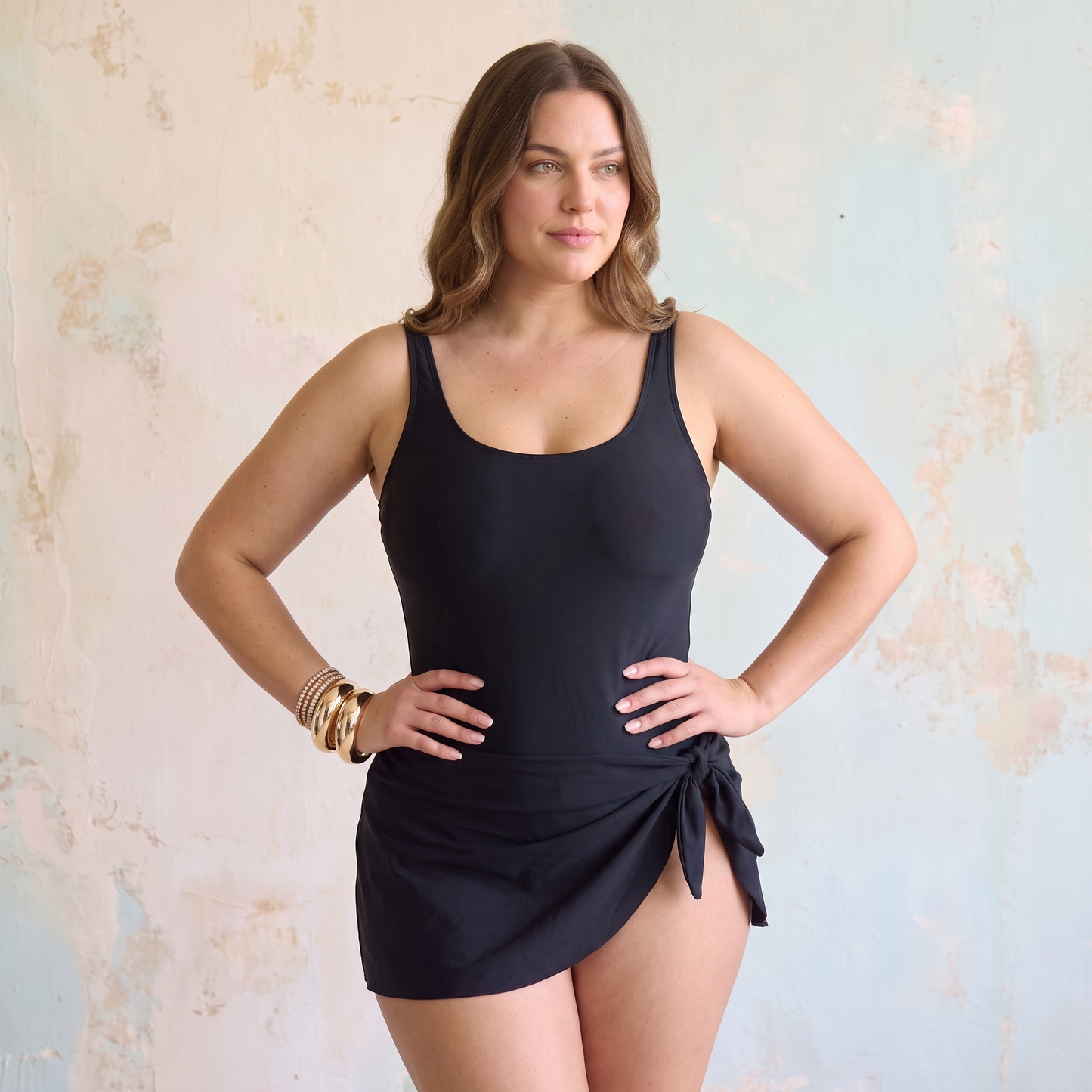 Fittershape Sculpting Swim Dress – 2-in-1 met buikcontrole