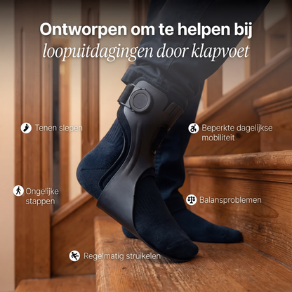 Fittershape Drop Foot Brace – veilige loophulp voor voetheffers