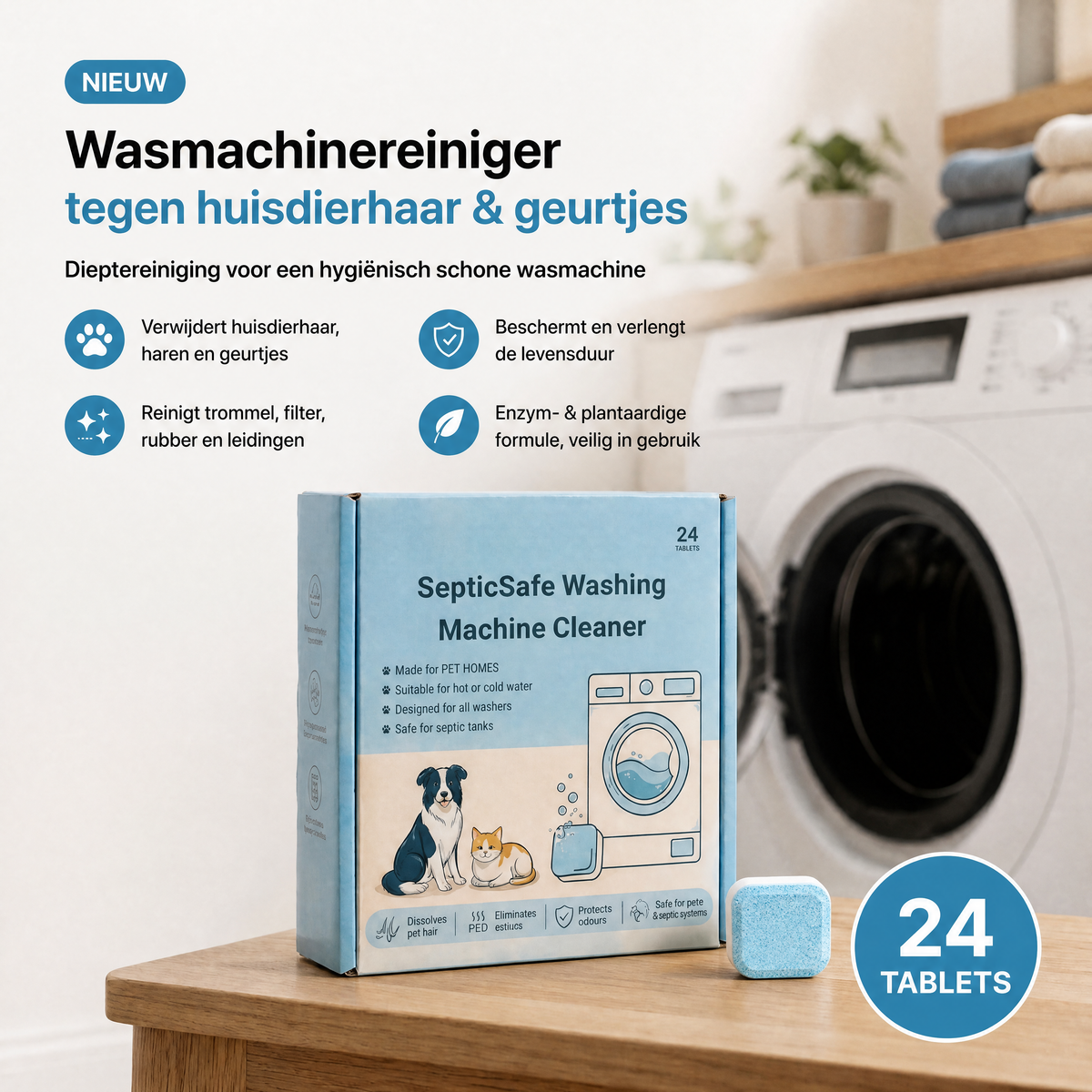 Fittershape Wasmachinereiniger